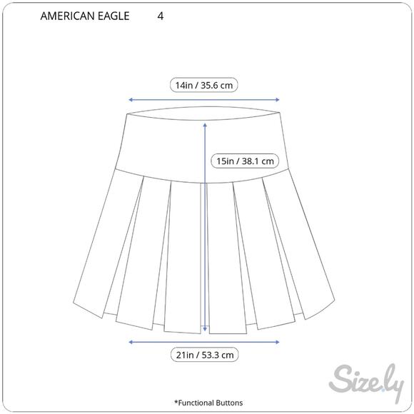 AMERICAN EAGLE Camel Brown Earthy Neutral Gobllincore Corduroy Mini Skirt Sz 4R - Picture 2 of 10